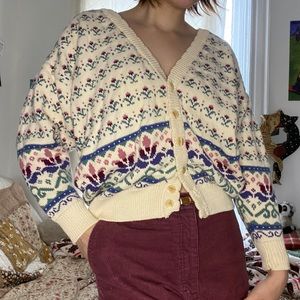 Floral Jumpers Brand Cardigan